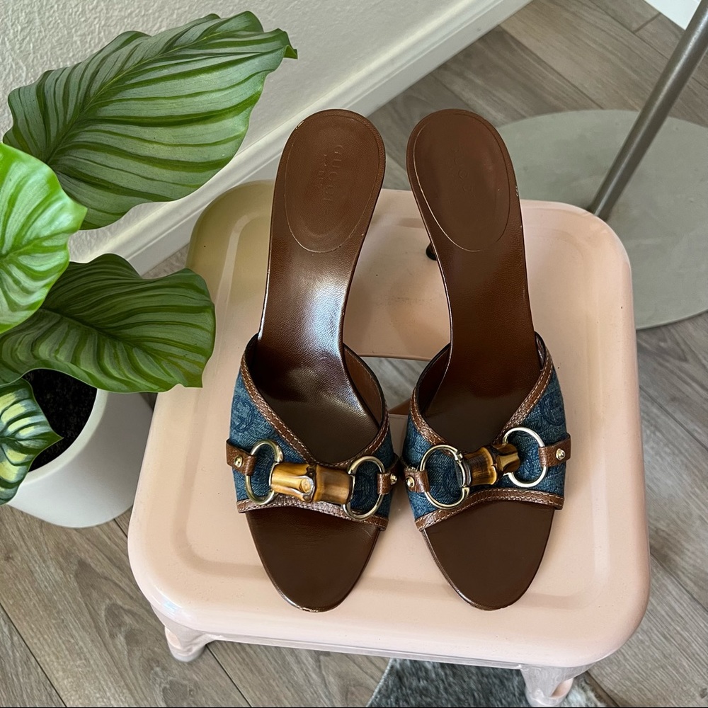 Gucci horsebit vintage mules